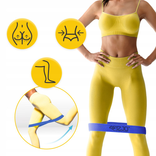 Резинка для фітнеса  4FIZJO Flex Band 11-15 кг Blue - фото №3